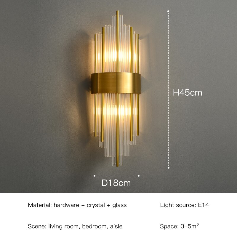 Crystal Wall Lamps Luxury