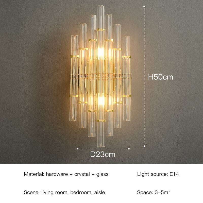 Crystal Wall Lamps Luxury