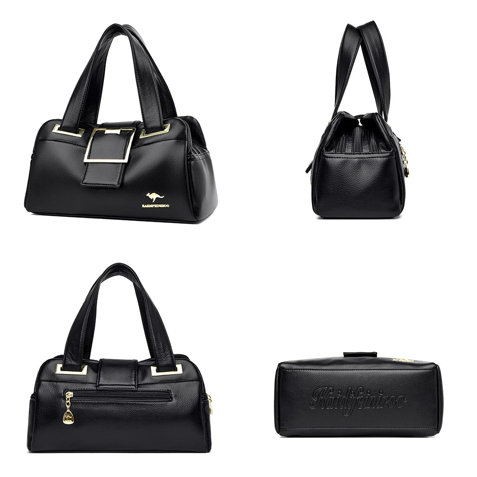 Women Multi-layers Top-handle Bag