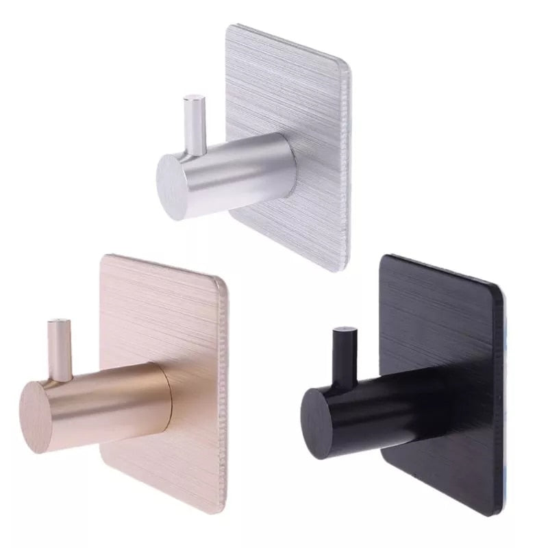 Stainless Steel Hook Self Adhesive Clothes Hange