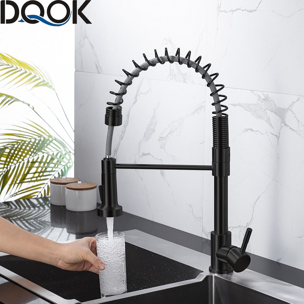 Kitchen Faucet Deck Mounted Mixer Tap 360 Degree