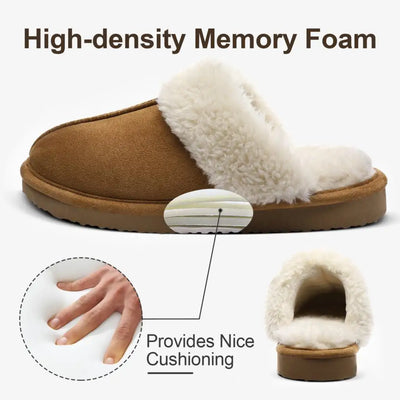 Comwarm Fluffy Winter Slippers For Women