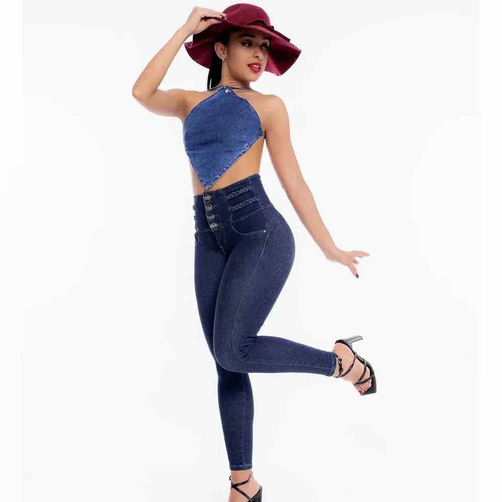 Skinny Jeans - Stretch Denim Sexy High Waist Slim Female