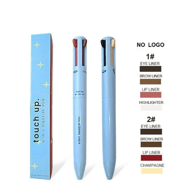 Multi-Style Eyeliner Pen – 4 Tips in 1 for Flawless Eye Looks