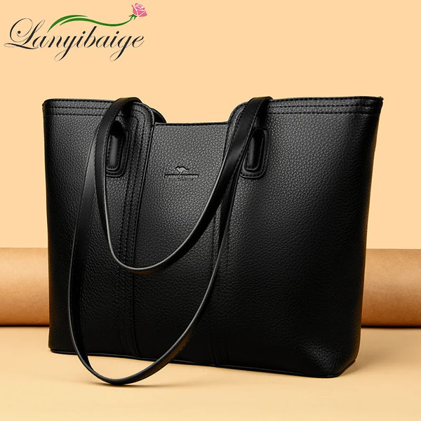 Solid Color Shoulder Bag for Women Designer Bags Luxury Soft Leather Crossbody