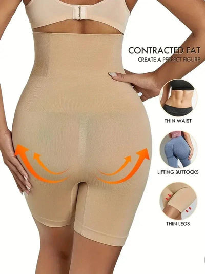 Lift & Sculpt High-Waist Shaper Shorts – Tummy Control & Butt-Lifting Fit