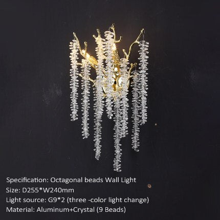 Long Branch Crystal Chandelier - Modern Luxury  Crystal Chandelier