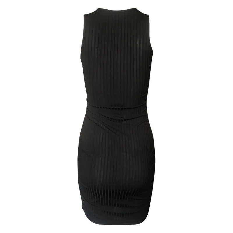 Women's Sexy Slim Fit Camisole Mini Dress – Sleeveless Sheath Clubwear