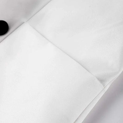 Women’s High Street Polyester Jacket – Stand Collar, Open Stitch Design