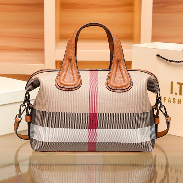 Luxury Canvas Women Shoulder & Handbags Brand