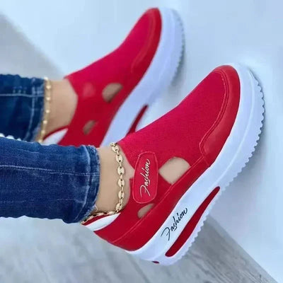 Red Women Sneakers Woman Tennis Shoes                                .