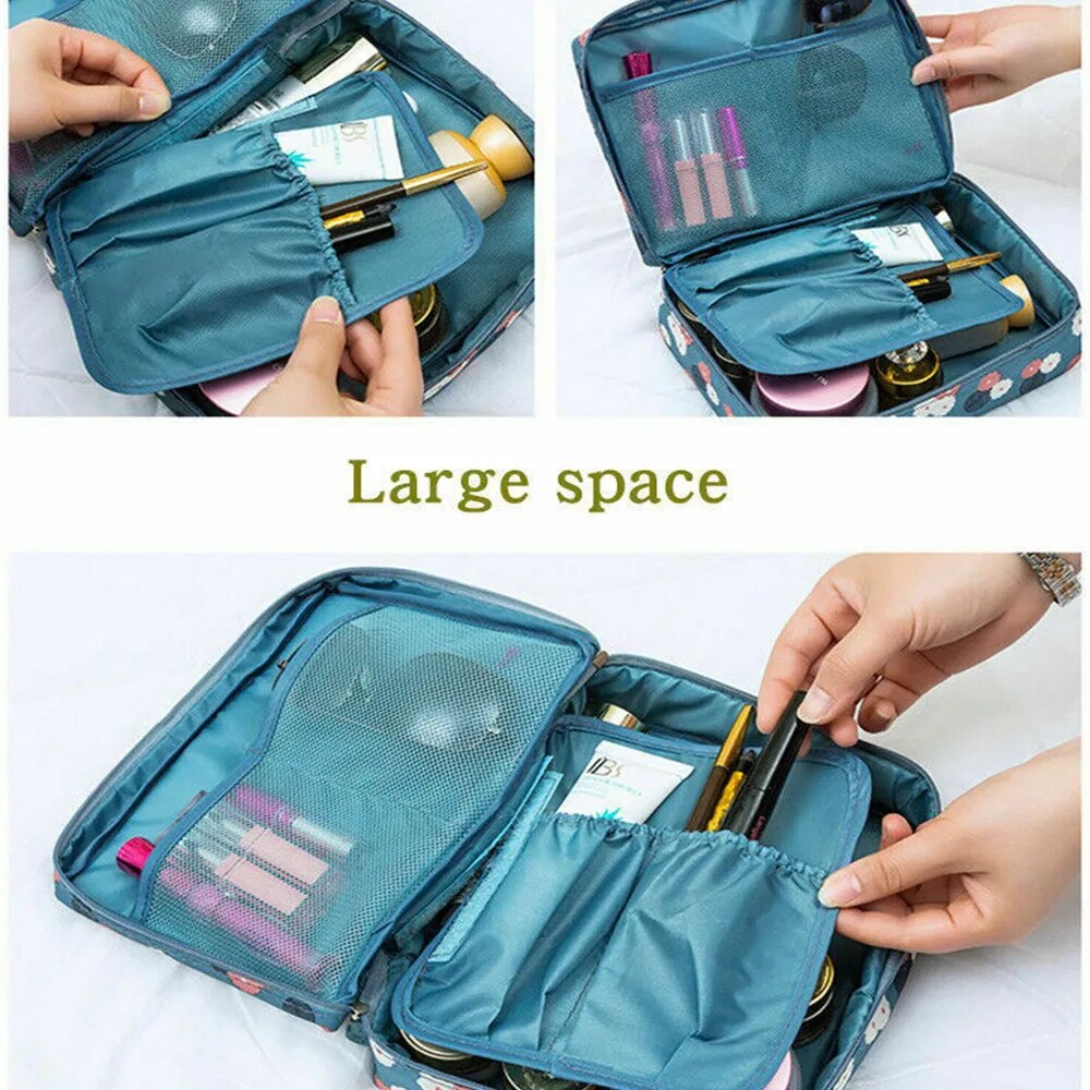 Travel Cosmetic Bags Toiletrys Makeup