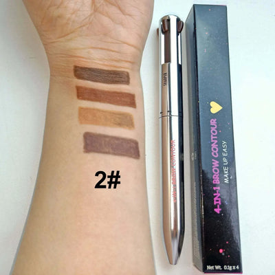 Multi-Style Eyeliner Pen – 4 Tips in 1 for Flawless Eye Looks