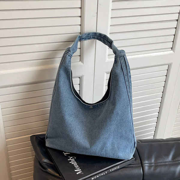 Women Jeans Handbag Large Capacity