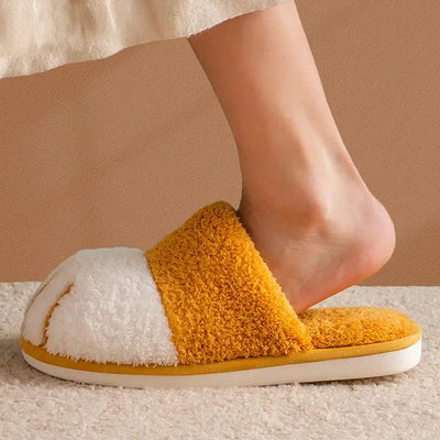 Winter Warm Plush Slippers Cute Cat Paw Designer