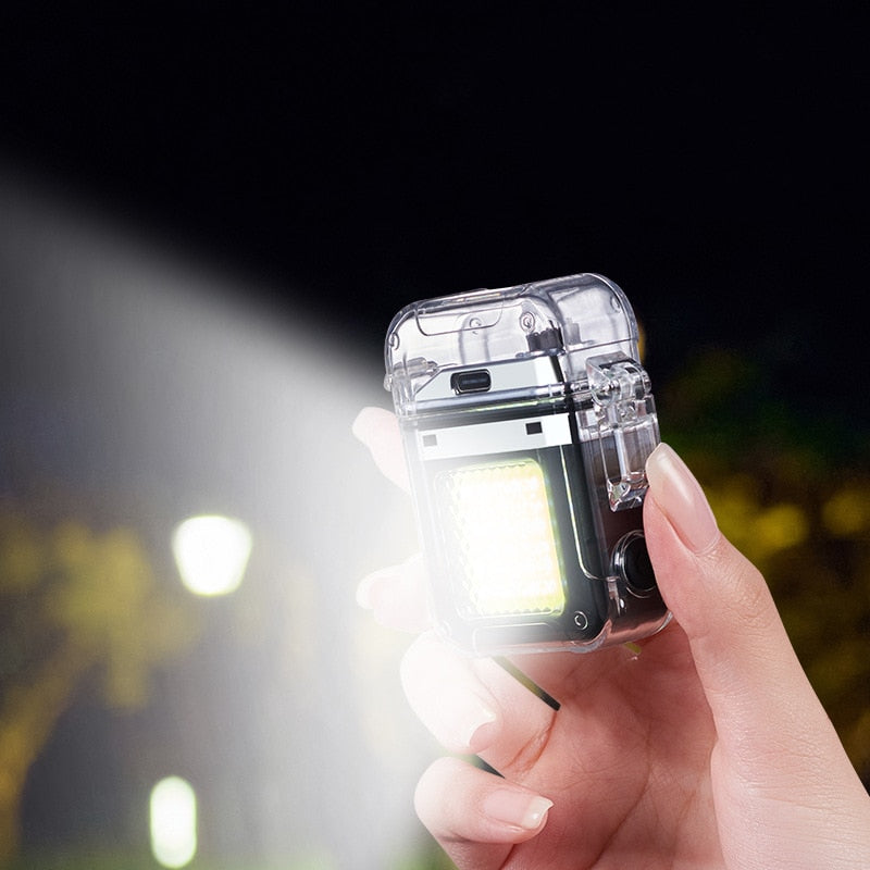 Lighter Electric Transparent Plasma ARC USB Rechargeable Lighters