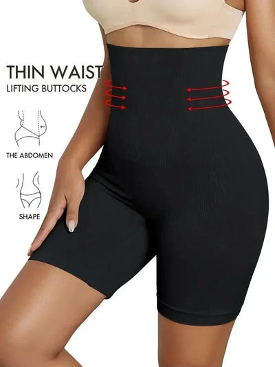Lift & Sculpt High-Waist Shaper Shorts – Tummy Control & Butt-Lifting Fit