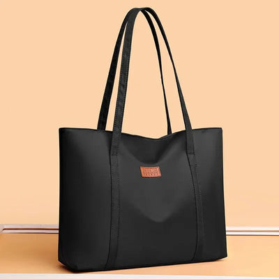 Women’s Vintage Casual Tote with Zipper & Multiple Pockets