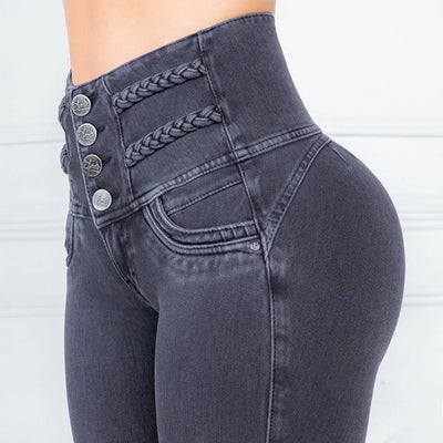 Skinny Jeans - Stretch Denim Sexy High Waist Slim Female