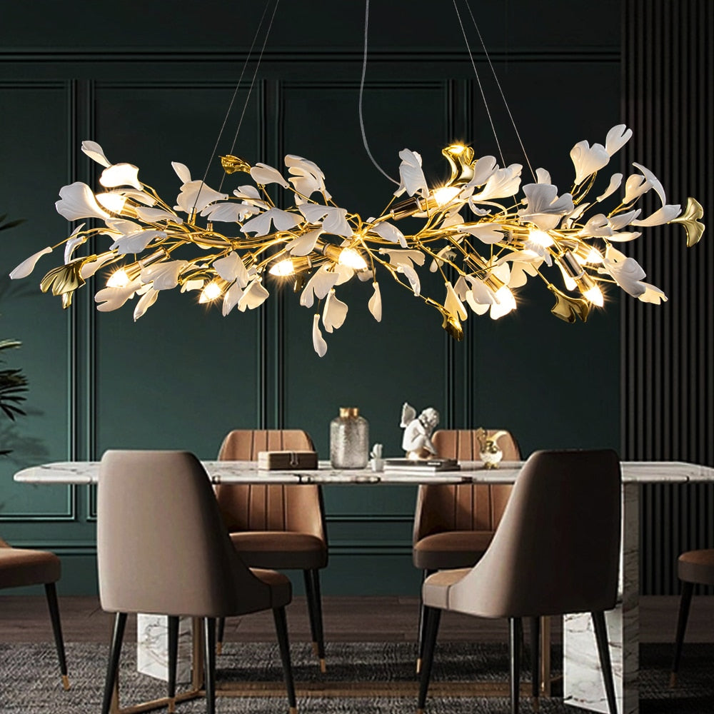 Artpad Design Leaf Chandeliers Lamps