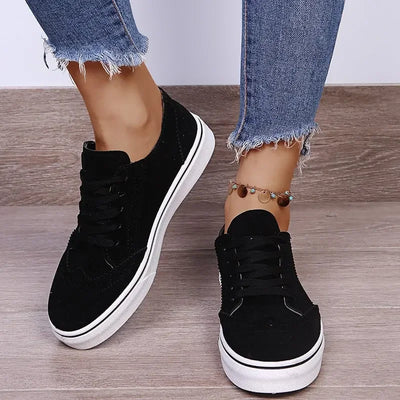 Women Flat Canvas Shoes Autumn Casual Sneaker for Women