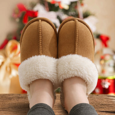 Comwarm Fluffy Winter Slippers For Women