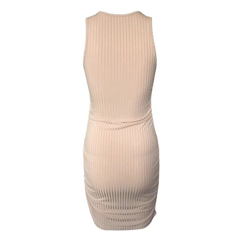 Women's Sexy Slim Fit Camisole Mini Dress – Sleeveless Sheath Clubwear