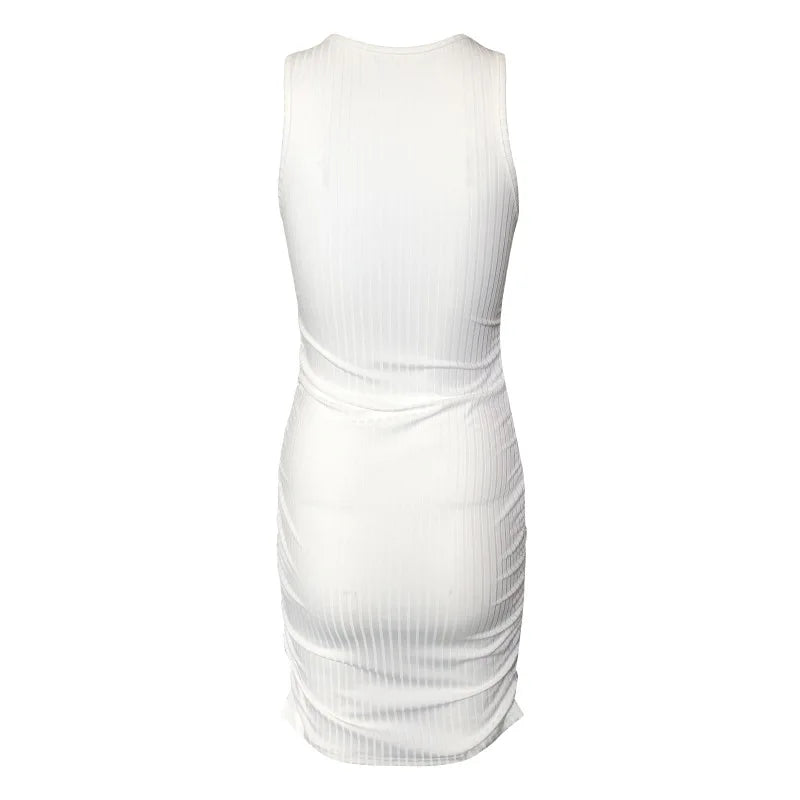 Women's Sexy Slim Fit Camisole Mini Dress – Sleeveless Sheath Clubwear