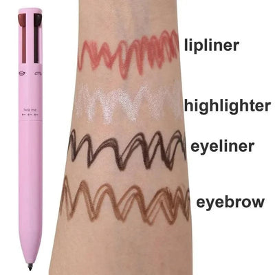 Multi-Style Eyeliner Pen – 4 Tips in 1 for Flawless Eye Looks