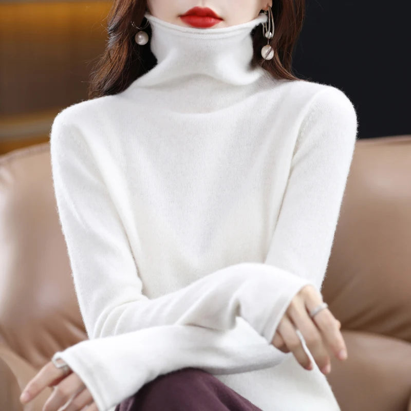 Merino Wool Cashmere - Sweater Women's